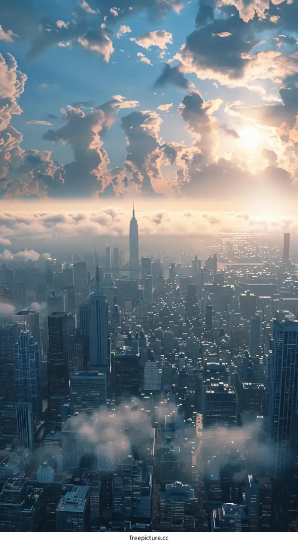 Manhattan Skyline at Dusk