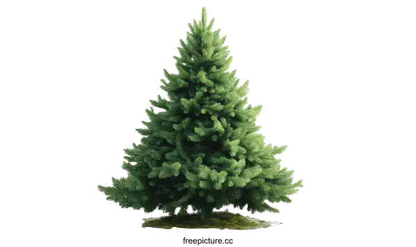 [Transparent Background PNG]Christmas Tree Illustration Isolated on White Background