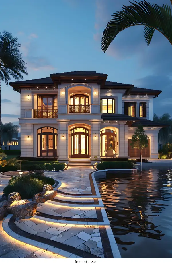 A modern style villa