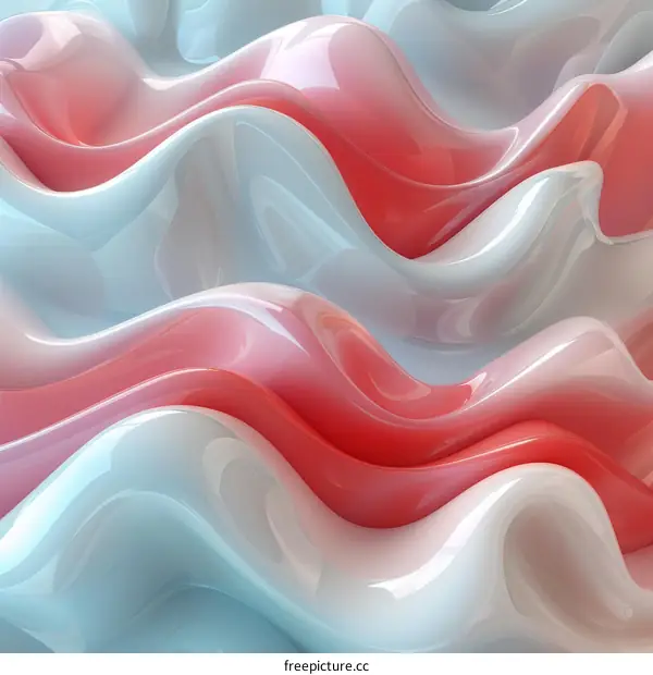 Abstract Colorful Liquid Forms Background