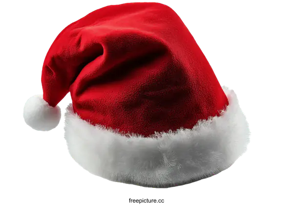 [Transparent Background PNG]Classic Red Christmas Santa Hat