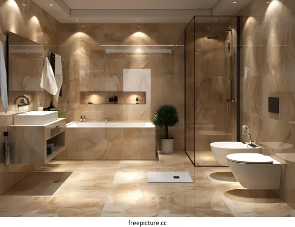 Modern Luxury Bathroom Interior Design