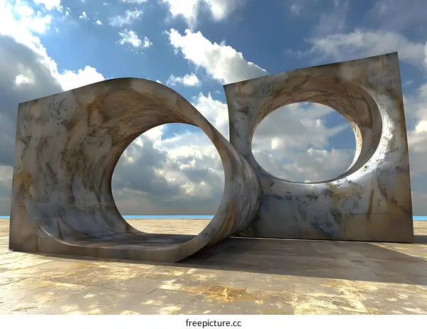 Abstract Architecture with Circular Openings