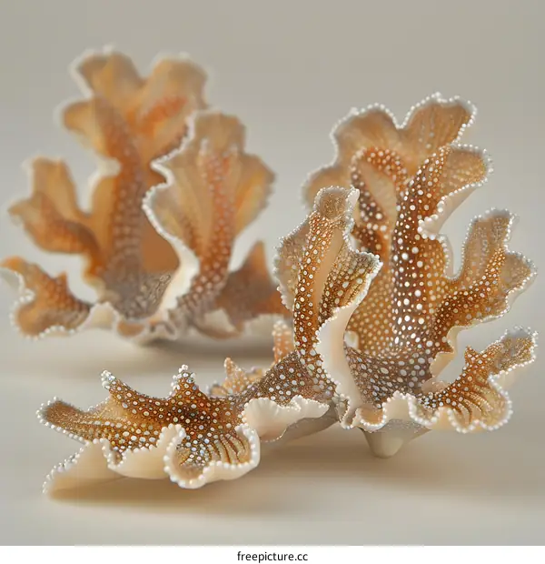 Delicate Sea Coral Structures