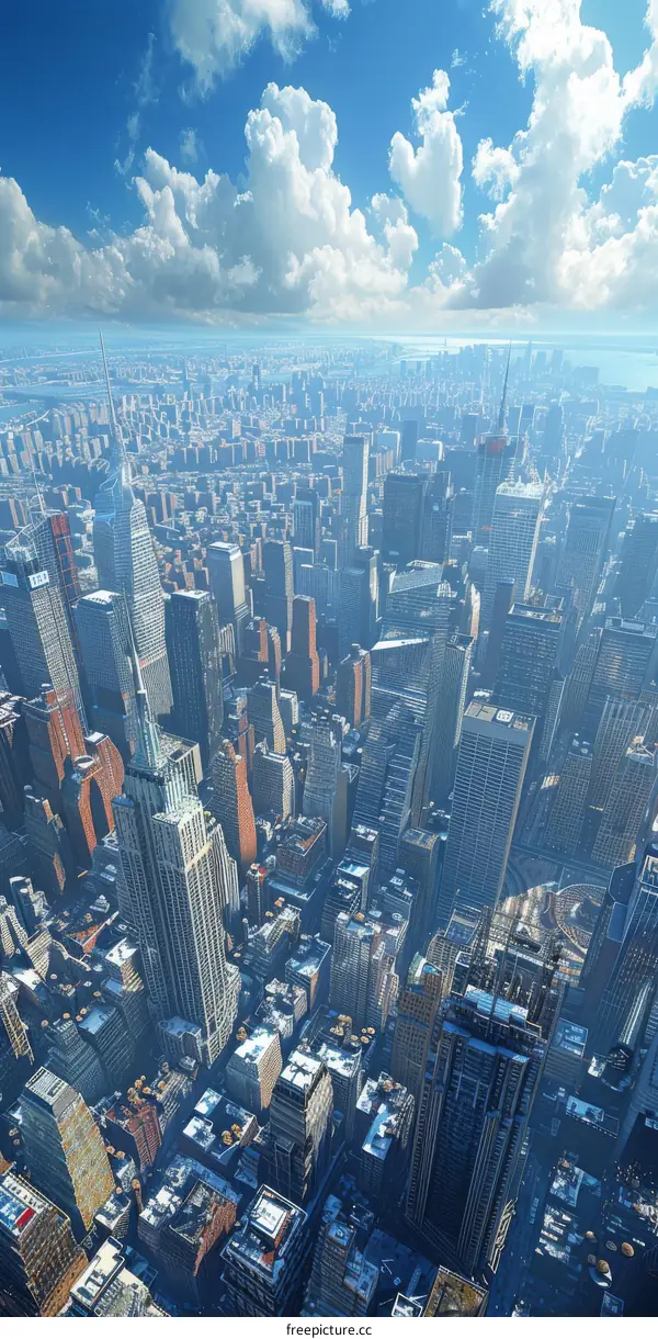 Stunning New York Cityscape Skyline