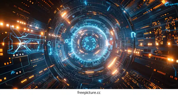 futuristic technology background