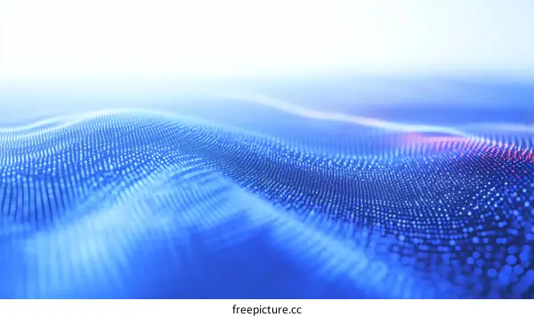 Abstract Digital Wave Technology Background