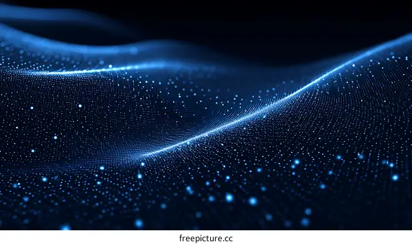 Abstract Digital Wave Design