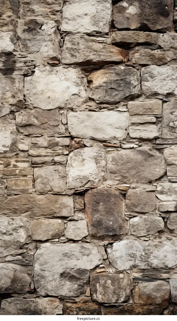 Texture of an old stone wall