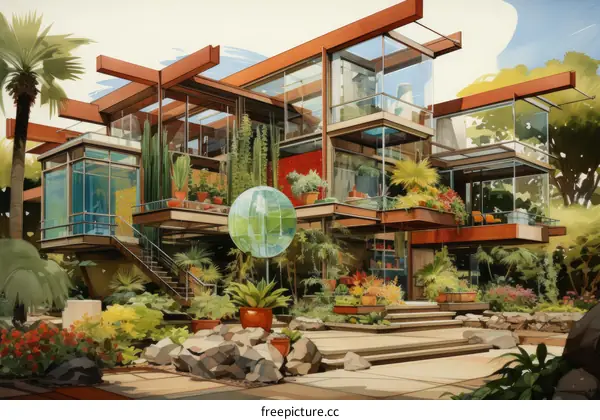 futuristic house exterior design