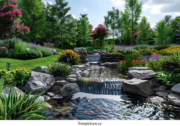 Landscape design renderings