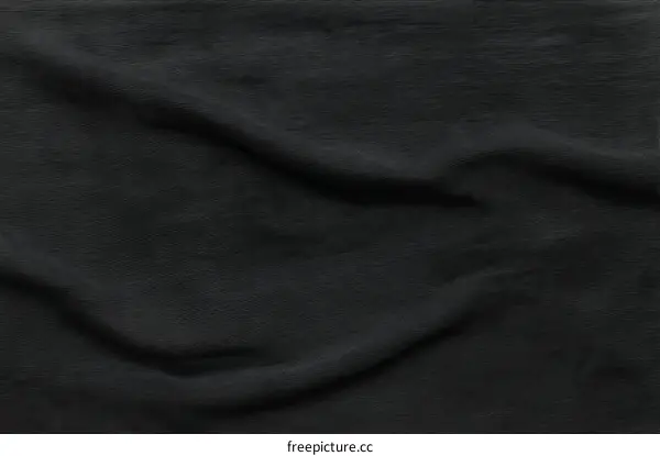 Close Up View of Black Fabric Texture