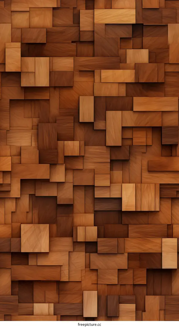 brown wooden blocks background