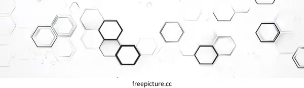 Abstract Geometric Hexagon Pattern Background Design