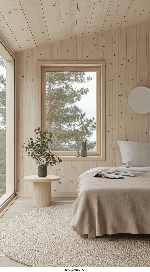 Cozy Scandinavian Bedroom Interior Design