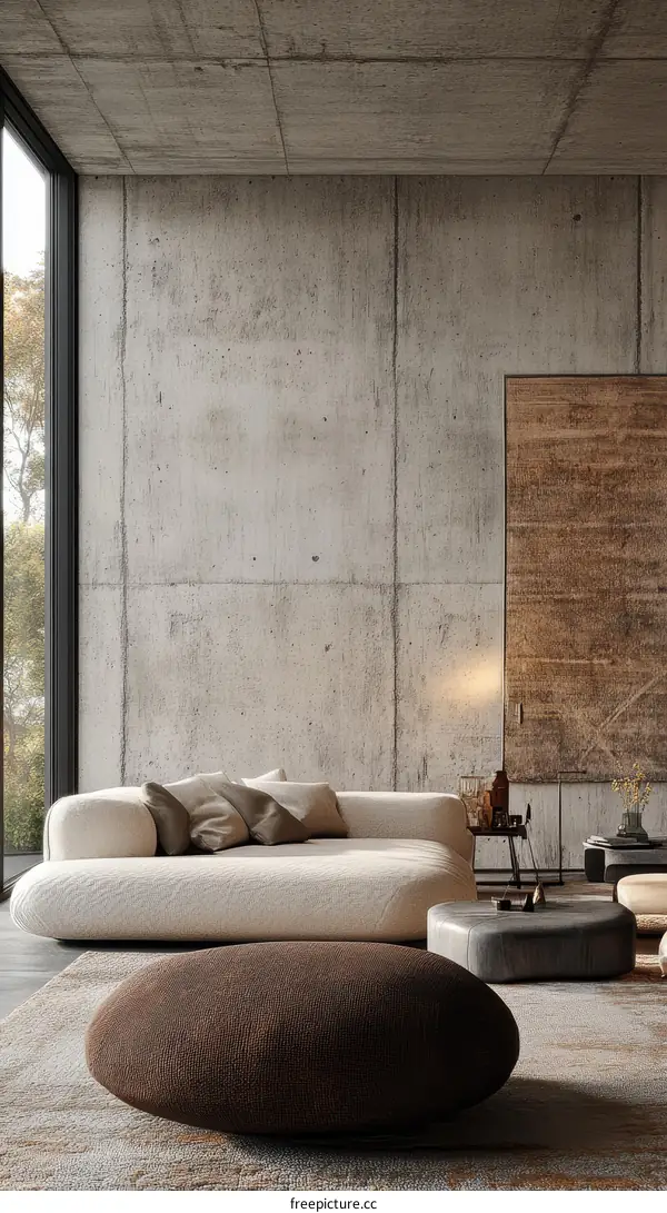 Modern Minimalist Living Room Interior Design