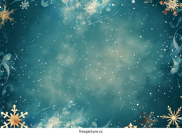 Christmas background with snowflakes