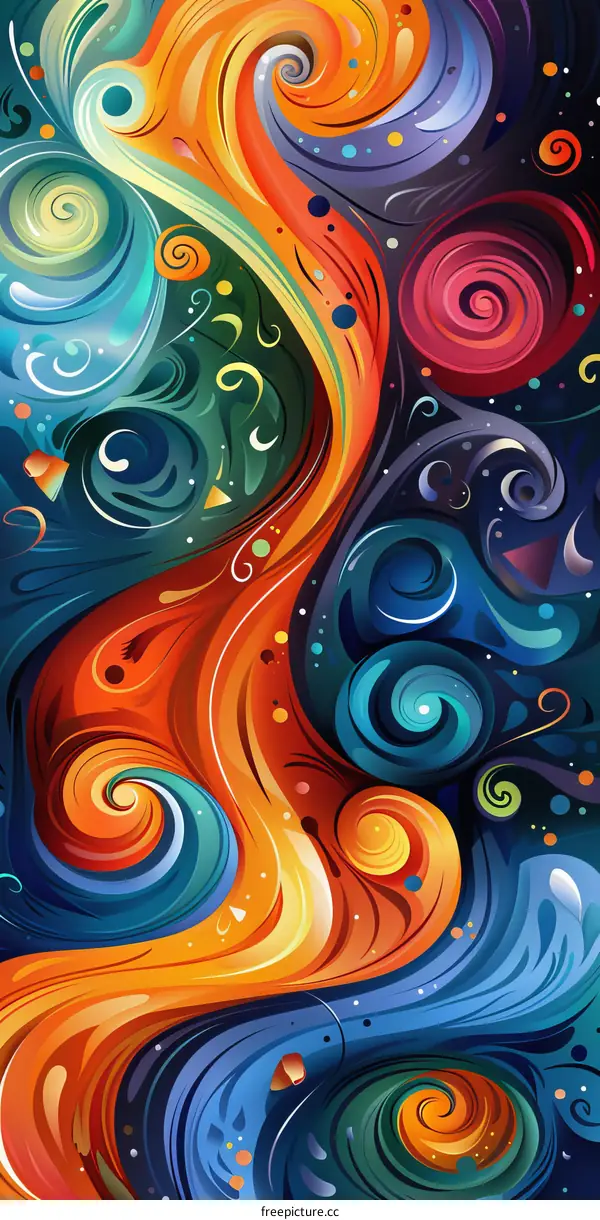 Colorful Whirlpools