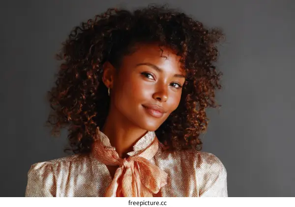 Portrait of a Beautiful Black Woman