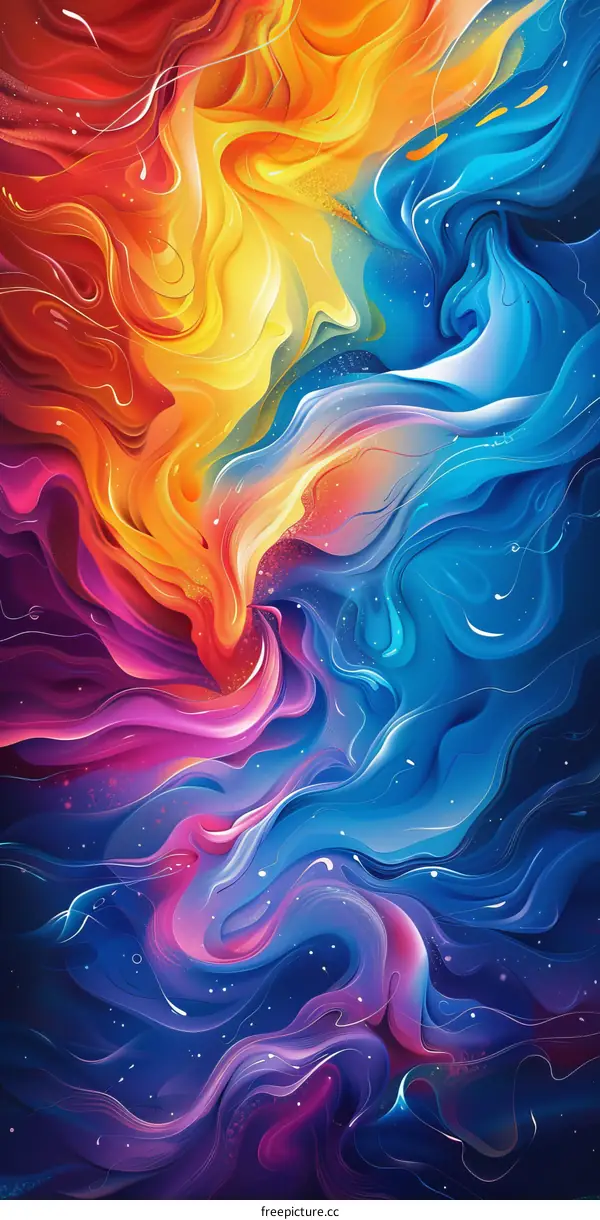 Colorful Abstract Art Painting