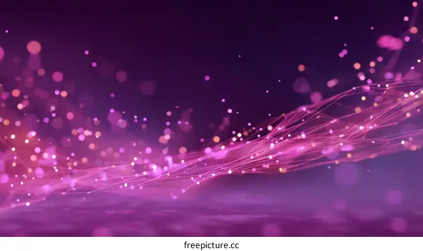 Abstract Pink Digital Network Background Design