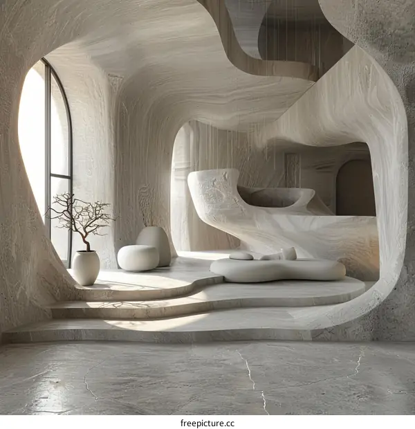 Modern Cave Dwelling: Light and Shadow