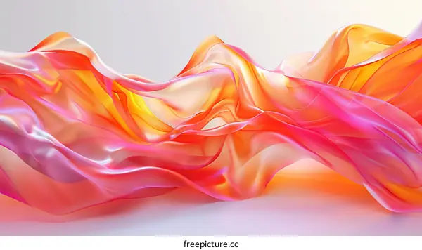 Colorful abstract waves