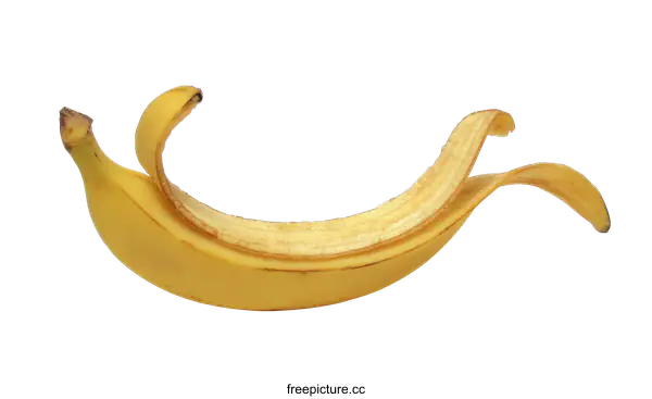 [Transparent Background PNG]Peeled Banana Fruit on White Background