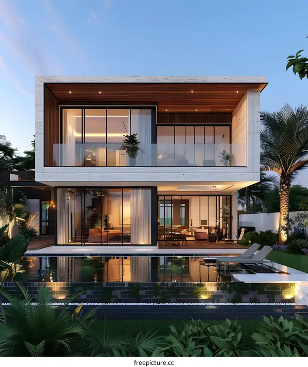 A Modern Beachfront Villa