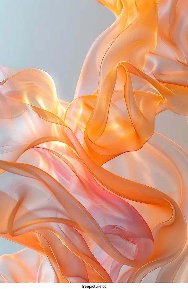 Colorful abstract background with flowing shapes