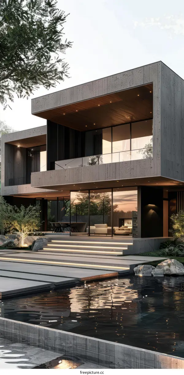 Modern Minimalist House Design With Pool