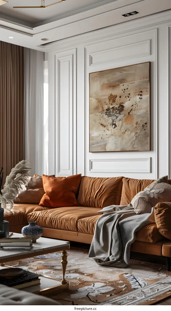 Modern minimalist living room