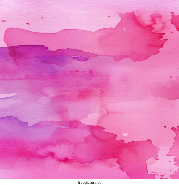 Abstract Pink Watercolor Background