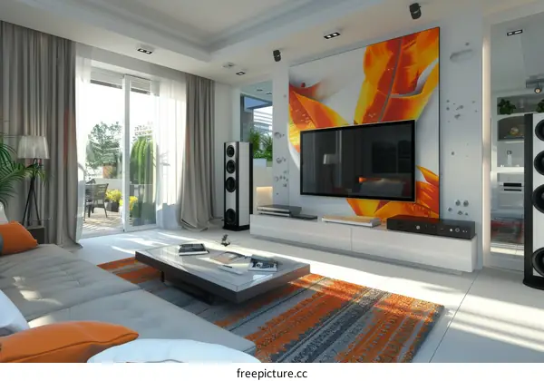 Modern Minimalist Living Room Interior Design