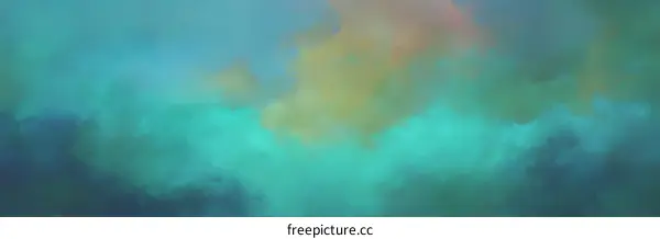 Abstract Colorful Cloud Illustration