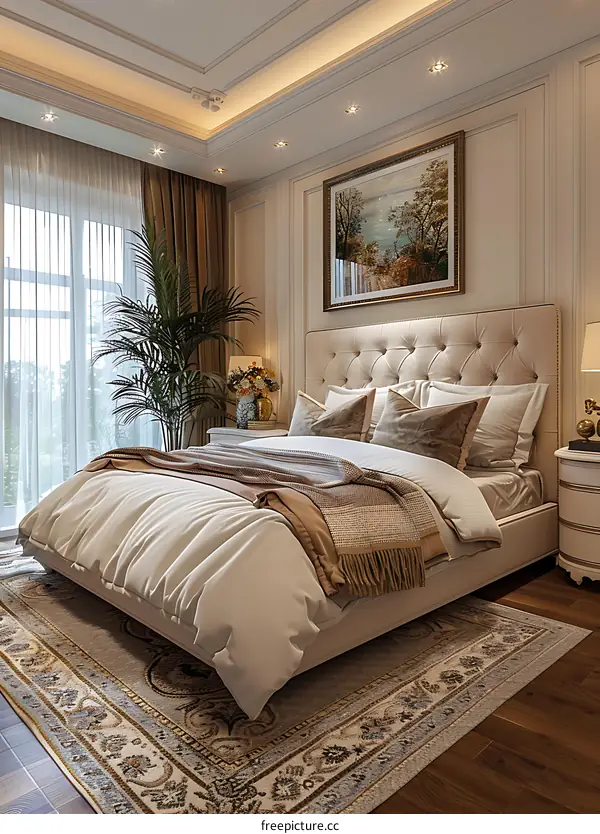 European-style bedroom