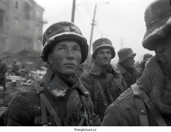 Soviet soldiers during World War II