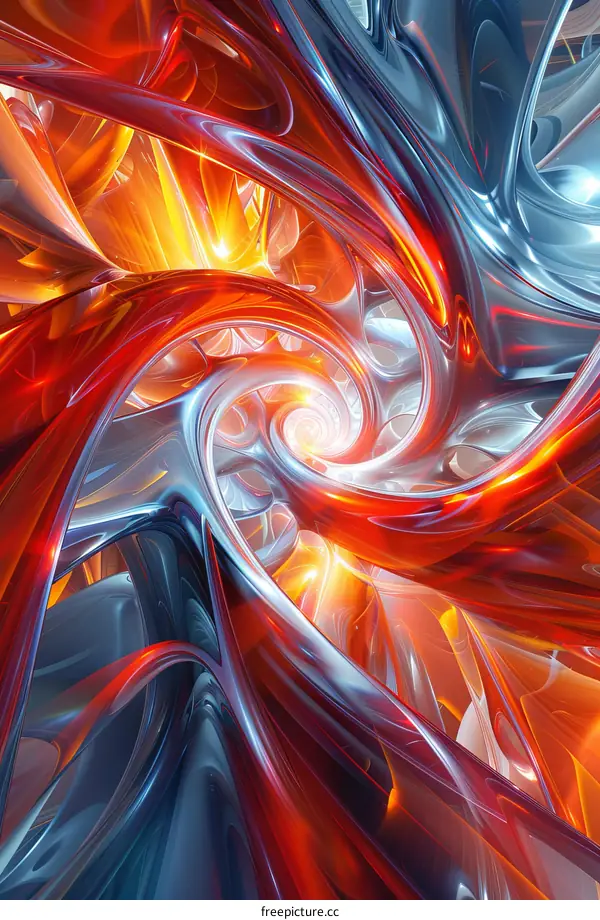 Colorful Abstract Spiral