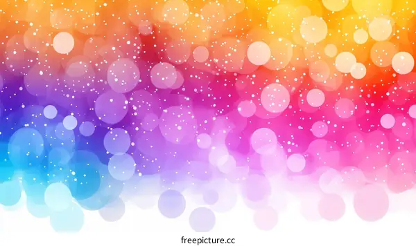 Colorful Abstract Bokeh Background