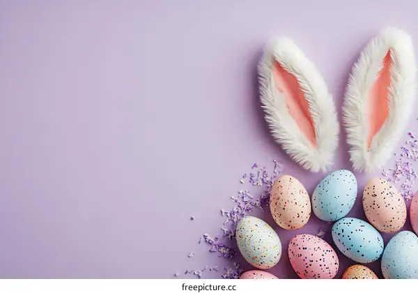 Easter Eggs and Bunny Ears Festive Arrangement