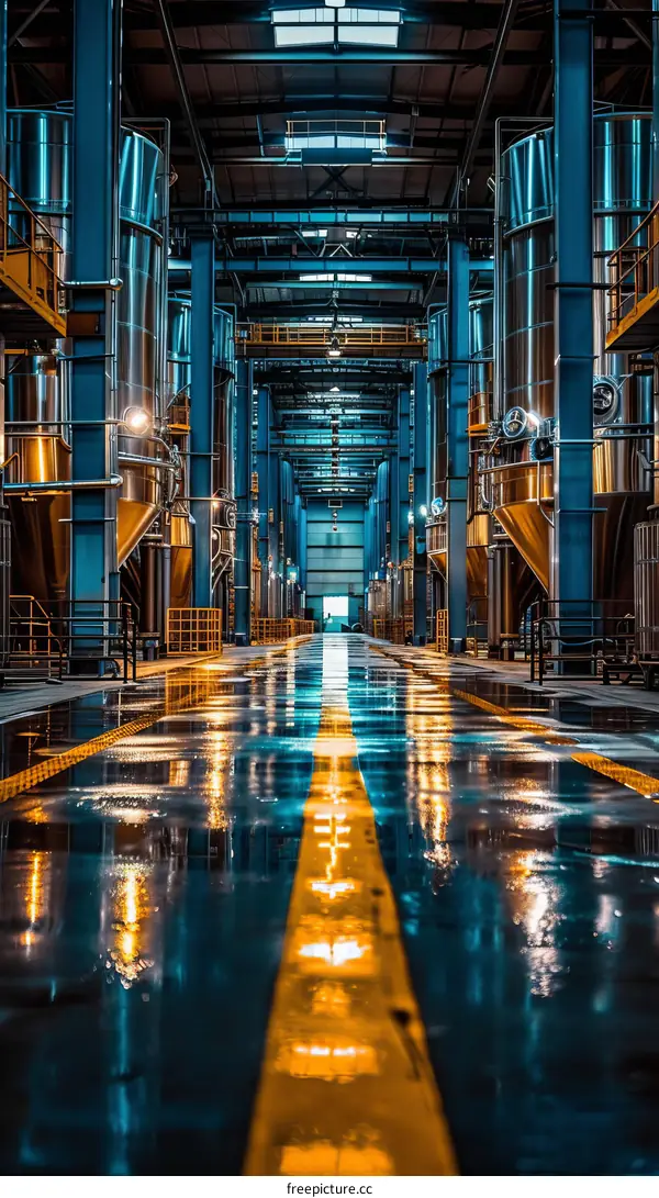 Modern Industrial Brewery Interior