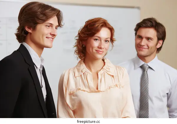 Business Meeting Colleagues in Office