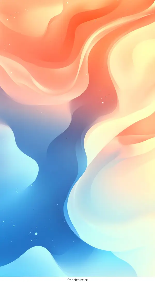Abstract Colorful Gradient Liquid Design