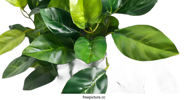 [Transparent Background PNG]Green Plant Leaves Close Up