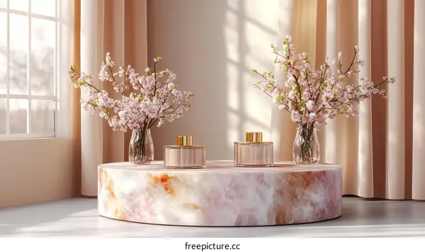 Spring Blossom Home Decor Scene