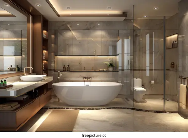 Modern Luxury Bathroom Interior Design