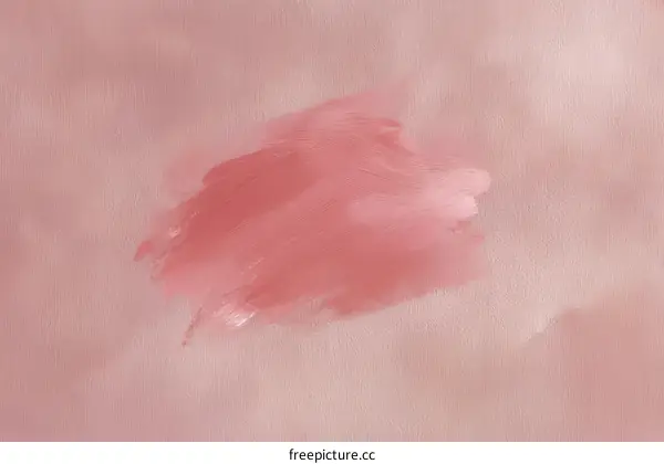 Abstract Brushstroke Painting in Dusty Rose