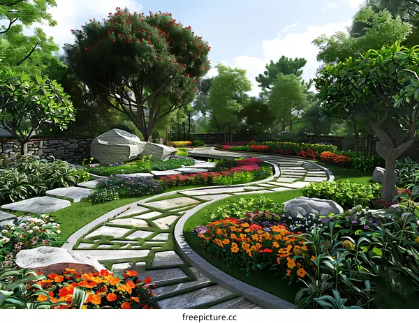 Landscape architecture renderings