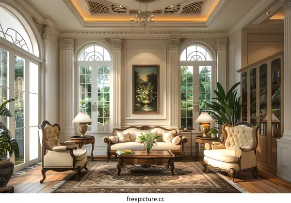 European-style living room