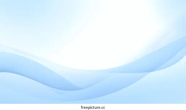 Abstract Light Blue Wave Background Design